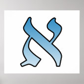 Hebreeuwse brief poster (Voorkant)