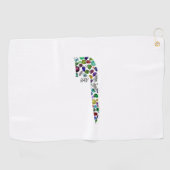 Hebreeuwse brief VAV Golfhanddoek (Horizontaal)