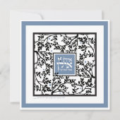 Hebreeuwse dankbaarheid & zegen gesimuleerd papier bedankkaart (Voorkant)