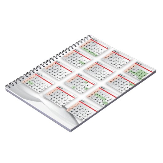 Hebreeuwse Engelse kalender 2016-2017 Notitieboek (Linkerzijde)