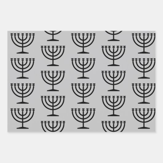 Hebreeuwse geïnspireerde Gift Wrap HAMbWG Inpakpapier Vel (Voorkant)