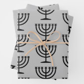 Hebreeuwse geïnspireerde Gift Wrap HAMbWG Inpakpapier Vel (In situ)