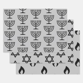 Hebreeuwse geïnspireerde Gift Wrap HAMbWG Inpakpapier Vel