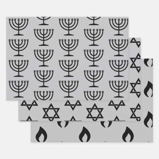 Hebreeuwse geïnspireerde Gift Wrap HAMbWG Inpakpapier Vel (Set)