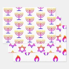 Hebreeuwse geïnspireerde Gift Wrap HAMbWG Inpakpapier Vel