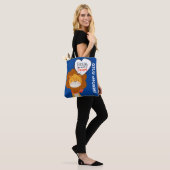 Hebreeuwse gepersonaliseerde leraar / Morah dank j Tote Bag (Op model)