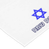 Hebreeuwse Happy Passover Star van David (XL) Tafelkleed (Gekanteld)