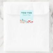 Hebreeuwse Happy Pesach Stickers (Tas)
