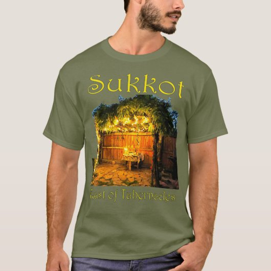Hebreeuwse Herfst Feasts Sukkot Tabernakles Booths T-shirt (Voorkant)