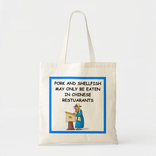 Hebreeuwse humor tote bag (Voorkant)