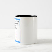 Hebreeuwse humor tweekleurige koffiemok (Center)