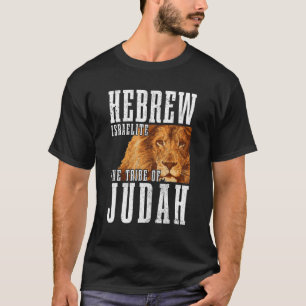 Hebreeuwse Israëliëtische stam van Judah Lion Jood T-shirt