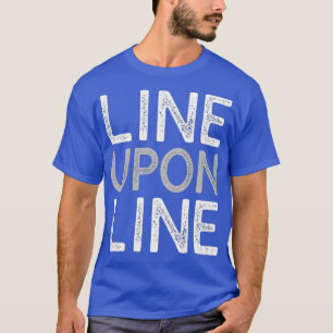 Hebreeuwse Israëlitische lijn op lijn T-shirt