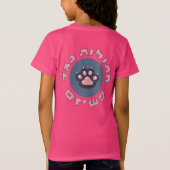 Hebreeuwse katten tegen fascisme | Joodse activism T-shirt (Achterkant)