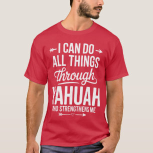 Hebreeuwse Leeuw van Juda Yahuah Yahusha Geloof St T-shirt