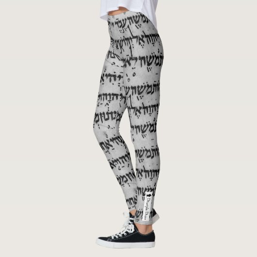 Hebreeuwse leggings - Grafiet (Links)