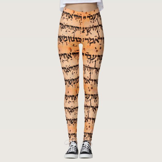Hebreeuwse leggings - Vellum (Voorkant)