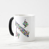 Hebreeuwse letter ALEF gemaakt met Gemstenen Magische Mok (Voorkant links)