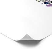 Hebreeuwse letter ALEF gemaakt met Gemstenen Poster (Hoek)