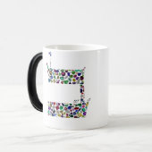 Hebreeuwse Letter BET met Gemstenen Magische Mok (Voorkant links)