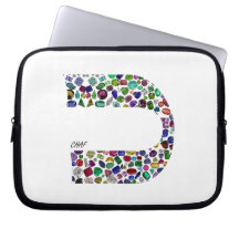 Hebreeuwse letter 'CHAF' gemaakt met Pareltjes in 