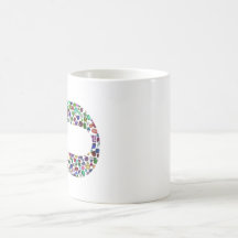 Hebreeuwse letter 'CHAF' gemaakt met Pareltjes in 