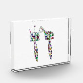 Hebreeuwse letter 'CHET' Fotoblokken (Links)