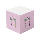 Hebreeuwse letter 'CHET' Kubus (Voorkant hoekig)