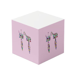 Hebreeuwse letter 'CHET' Kubus