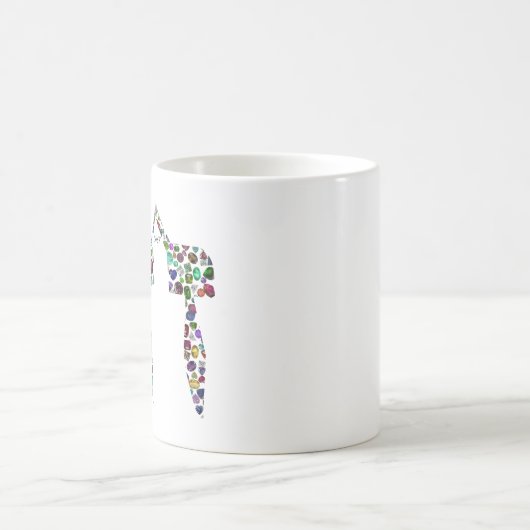 Hebreeuwse letter 'CHET' Magische Mok (Center)