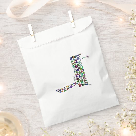 Hebreeuwse letter Dalet Bedankzakje (Geknipt)