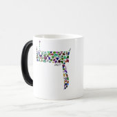 Hebreeuwse letter Dalet Magische Mok (Voorkant links)