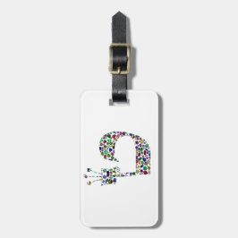 Hebreeuwse letter 'TET' Bagagelabel