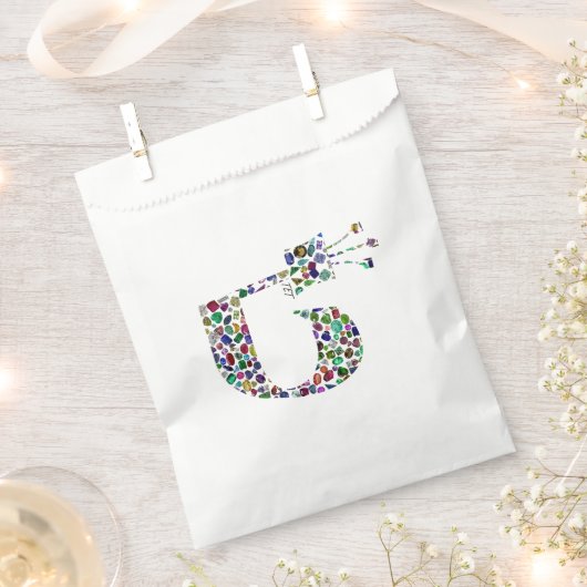 Hebreeuwse letter 'TET' Bedankzakje (Geknipt)