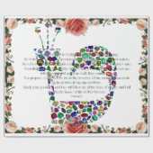Hebreeuwse letter 'TET' Cadeaupapier (Vlak)