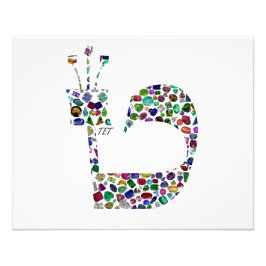 Hebreeuwse letter 'TET' Foto Afdruk