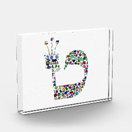 Hebreeuwse letter 'TET' Fotoblokken