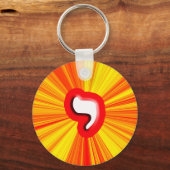 Hebreeuwse letter "Yud" Sleutelhanger (Voorkant)