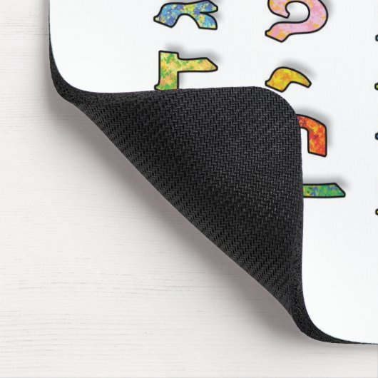 Hebreeuwse letters muismat (Hoek)