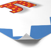 Hebreeuwse letters poster (Hoek)