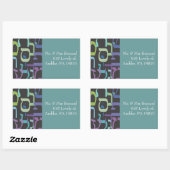 Hebreeuwse Letters Retouradres sticker zegel (Vel)