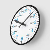 Hebreeuwse letters  ronde klok (Hoek)