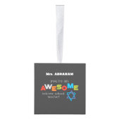 Hebreeuwse onderwijsdag, Geweldige Decoratie (Rechts)