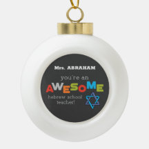 Hebreeuwse onderwijsdag, Geweldige