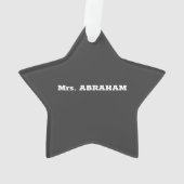 Hebreeuwse onderwijsdag, Geweldige Ornament (achterkant)