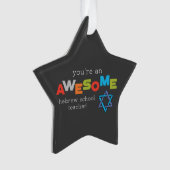 Hebreeuwse onderwijsdag, Geweldige Ornament (voorkant)