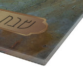 Hebreeuwse Shabbat Shalom Faux Gem Stone Challah Snijplank (Hoek)