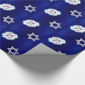 Hebreeuwse "Shalom"-tekstPassover Gift Wrapping Pa Cadeaupapier (Hoek)