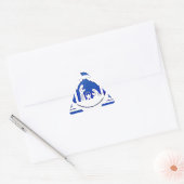 HEBREEUWSE STER MET GEBOORTE KERSTMIS STICKER (Envelop)