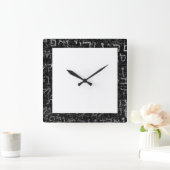 Hebreeuwse tekst vierkante klok (Huis)